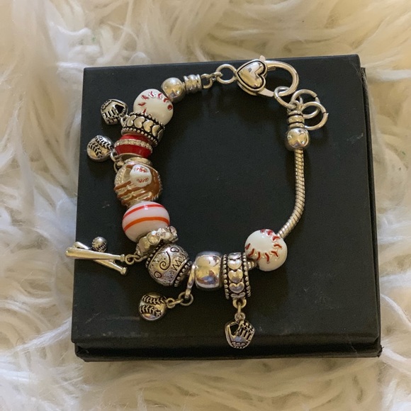 Jewelry - Baseball Charm Bracelet
